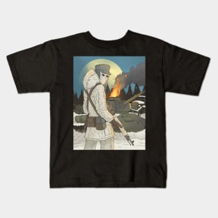 Finnish winter war Kids T-Shirt